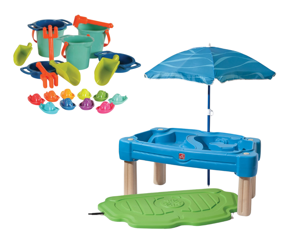 Sand/Water Table with Toy Set